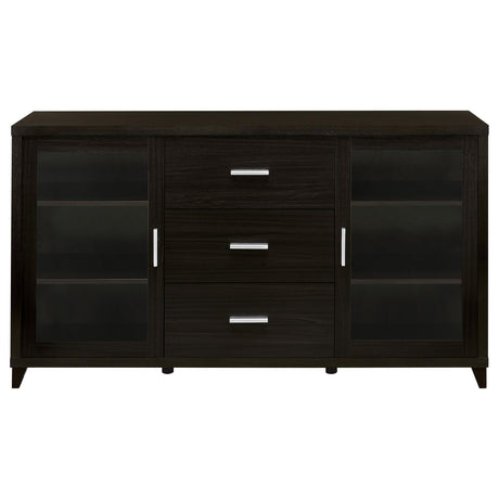 Lewes 4-piece entertainment wall with TV setup