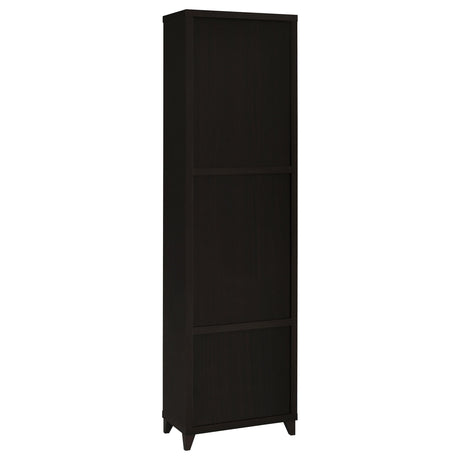 Storage compartments on Lewes entertainment center