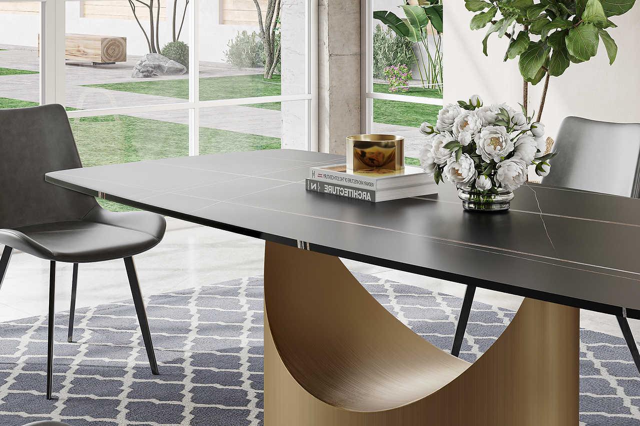 Lexi Table side view showing thickness