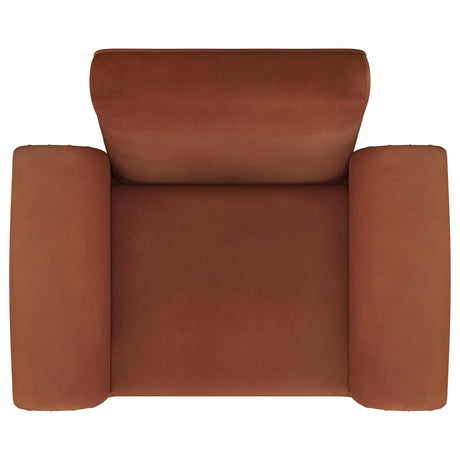 Rust orange Liana upholstery close-up texture