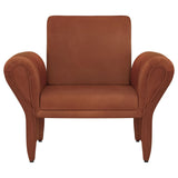 Close-up of Liana chair fabric and arm detailing