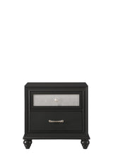 Lila full bed tufted footboard and frame detail