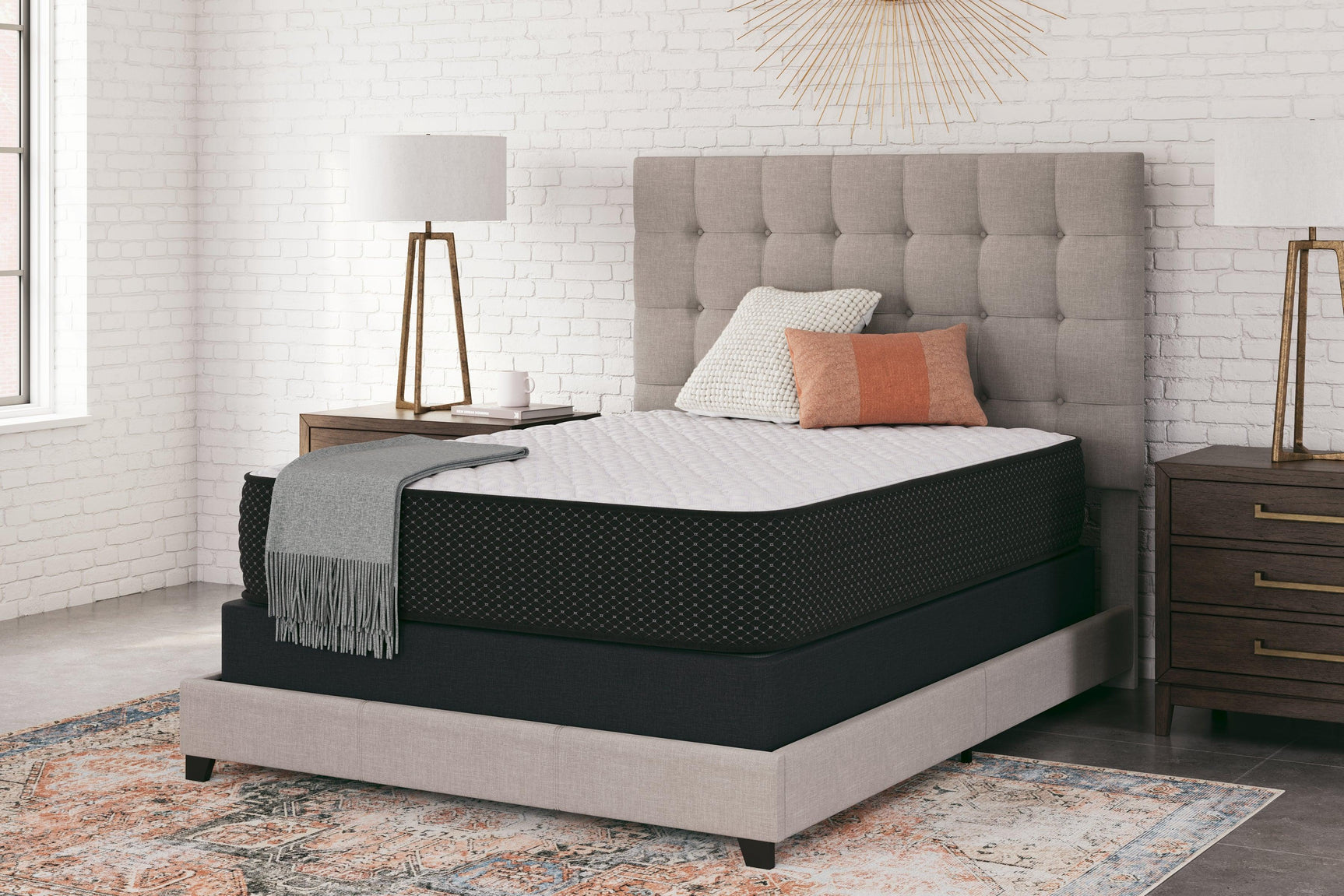 Limited Edition Firm White Twin Mattress, corner detail