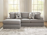 Lindon Smoke 2-Piece Sectional with Chaise from Decor Furniture