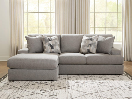 Lindon Smoke 2-Piece Sectional with Chaise from Decor Furniture