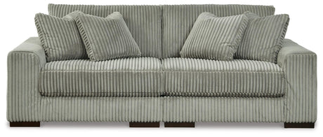 Lindyn Fog Velvet 2-Piece Sectional Sofa - image 2