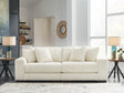 Lindyn Ivory Velvet 2-Piece Sectional Sofa - image 1