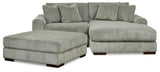 Lindyn Fog 2-Piece Sectional with Ottoman - image 2