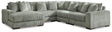 Lindyn Fog 5-Piece Sectional with Ottoman - image 3