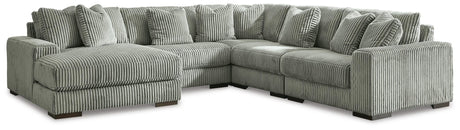 Lindyn Fog 5-Piece Sectional with Ottoman - image 3