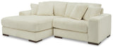 Lindyn Ivory 2-Piece Sectional with Ottoman - image 3