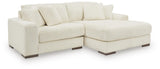 Lindyn Ivory 2-Piece Sectional with Ottoman - image 3