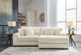 Lindyn Ivory 2-Piece Sectional with Ottoman - image 7