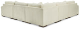 Lindyn Ivory 5-Piece Sectional with Ottoman - image 4