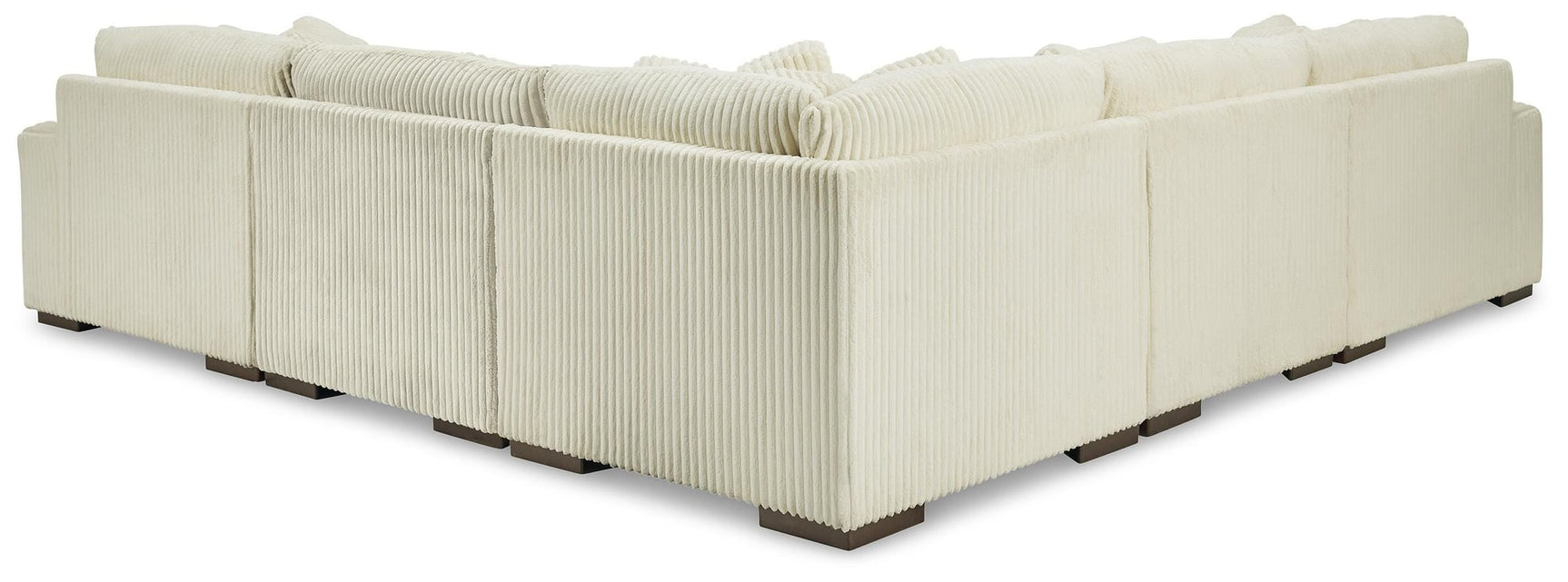 Lindyn Ivory 5-Piece Sectional with Ottoman - image 4