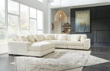 Lindyn Ivory 5-Piece Sectional with Ottoman - image 1