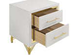 Lucia Nightstand leg detail