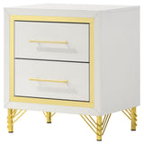 Lucia Nightstand showing hairpin legs