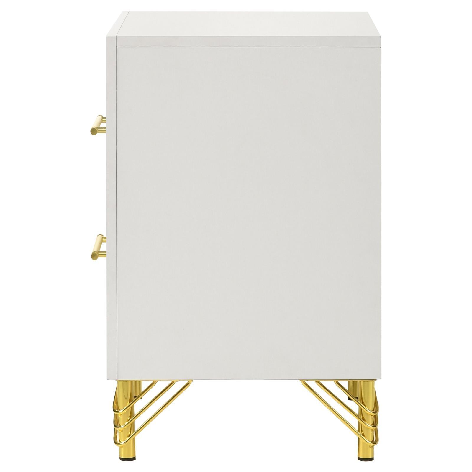 Lucia Nightstand drawers open