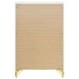 Rear angle of Lucia bedroom chest