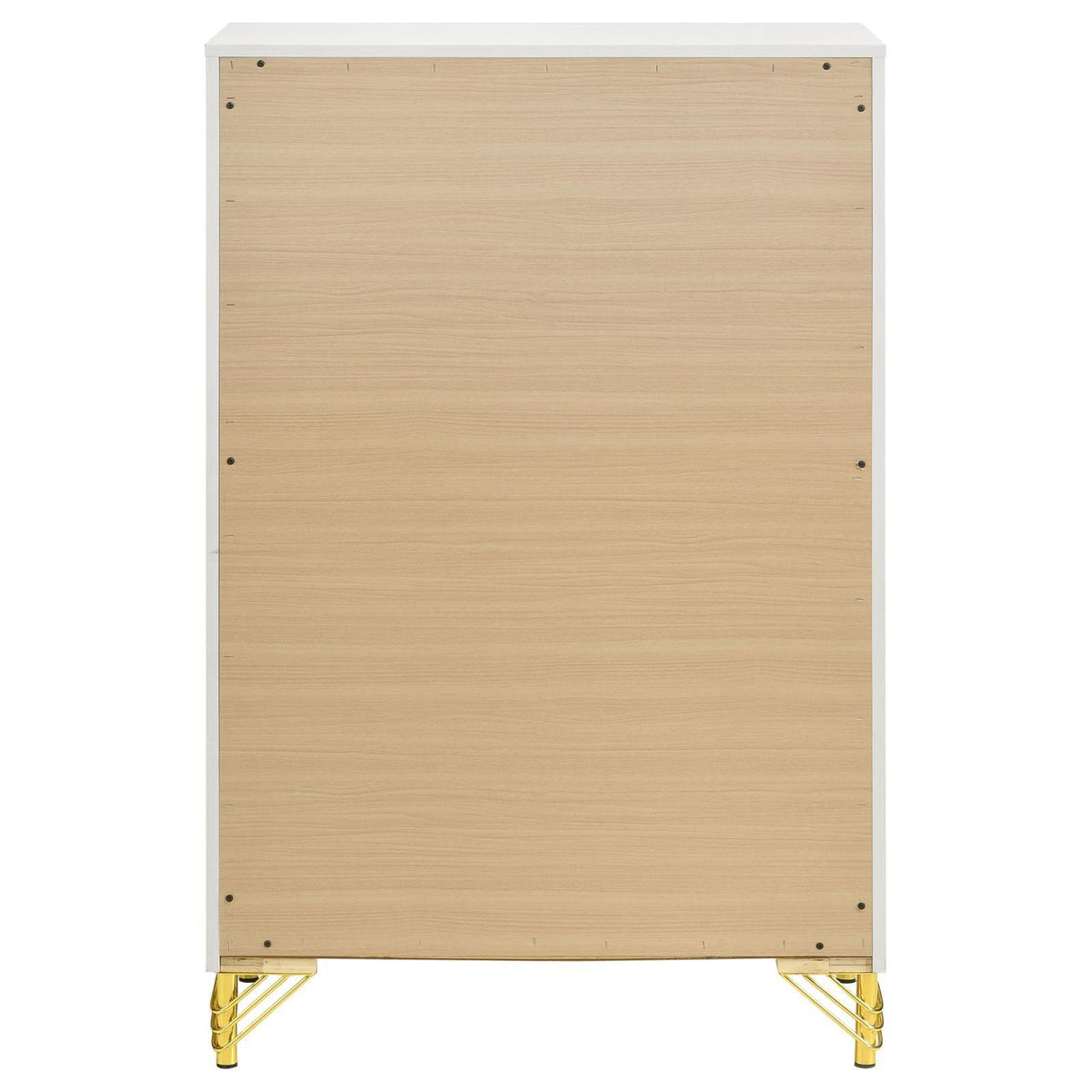 Rear angle of Lucia bedroom chest