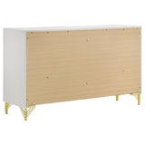 Open drawer showing smooth metal glide system