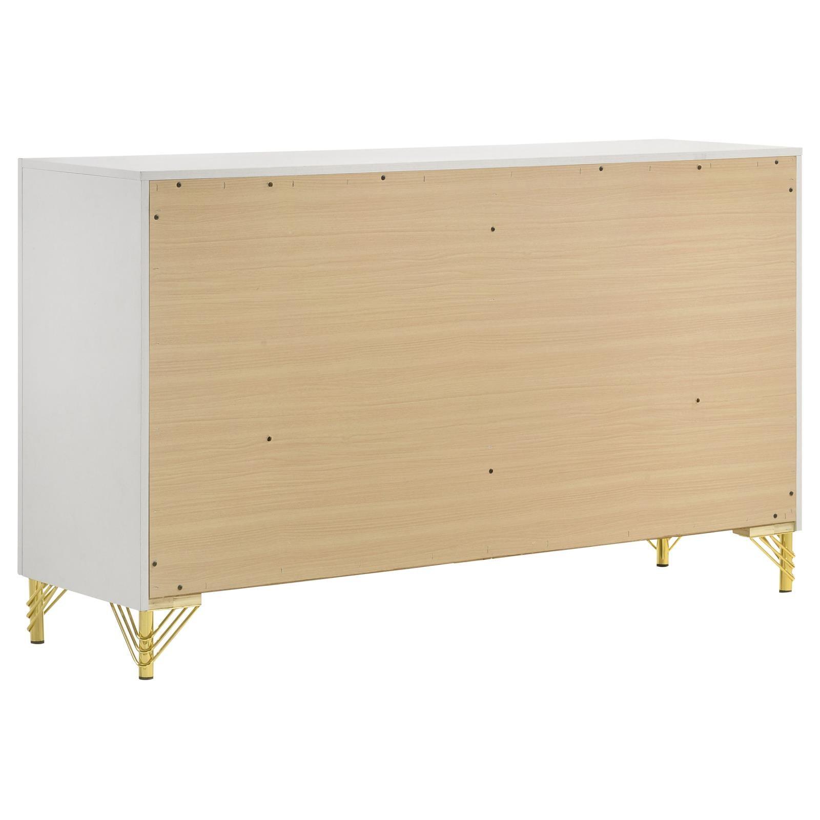 Open drawer showing smooth metal glide system