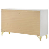 Lucia dresser in bedroom setting with decor