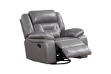 Luka10 glider swivel recliner in polyester upholstery