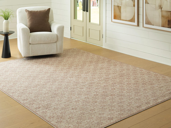 Lyamford Beige/Gray/Brown Large Rug from Decor Furniture