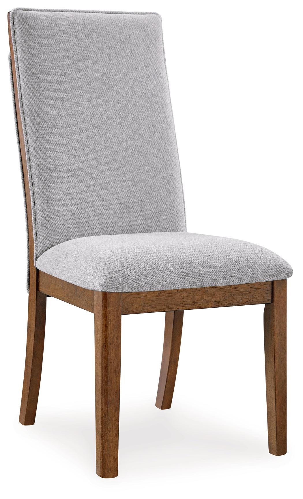 Lyncott Beige/Brown Dining Chair - Ella Furniture