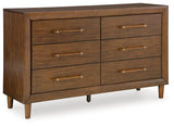 Lyncott Brown Dresser side angle