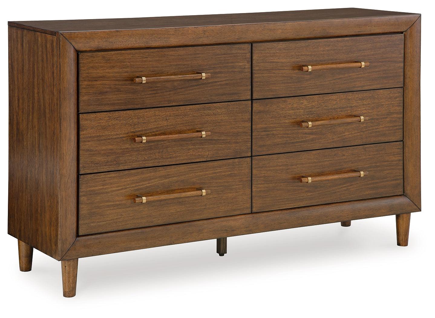 Lyncott Brown Dresser side angle