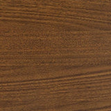 Lyncott Medium Brown Wood Table Set profile view