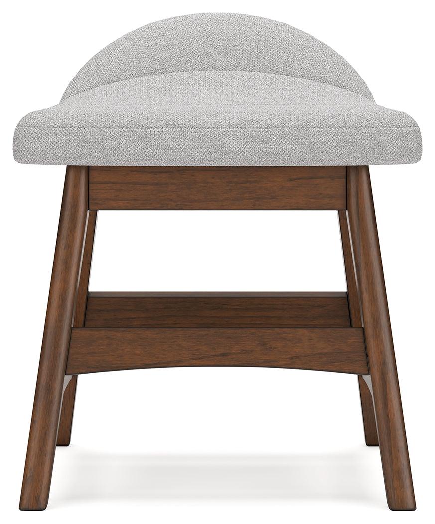 Natural medium brown hardwood frame detail