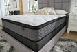 M590 12 inch hybrid twin mattress angled view