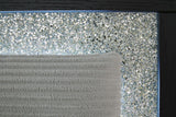 Maeling Black Queen Upholstered Panel Bed finish detail