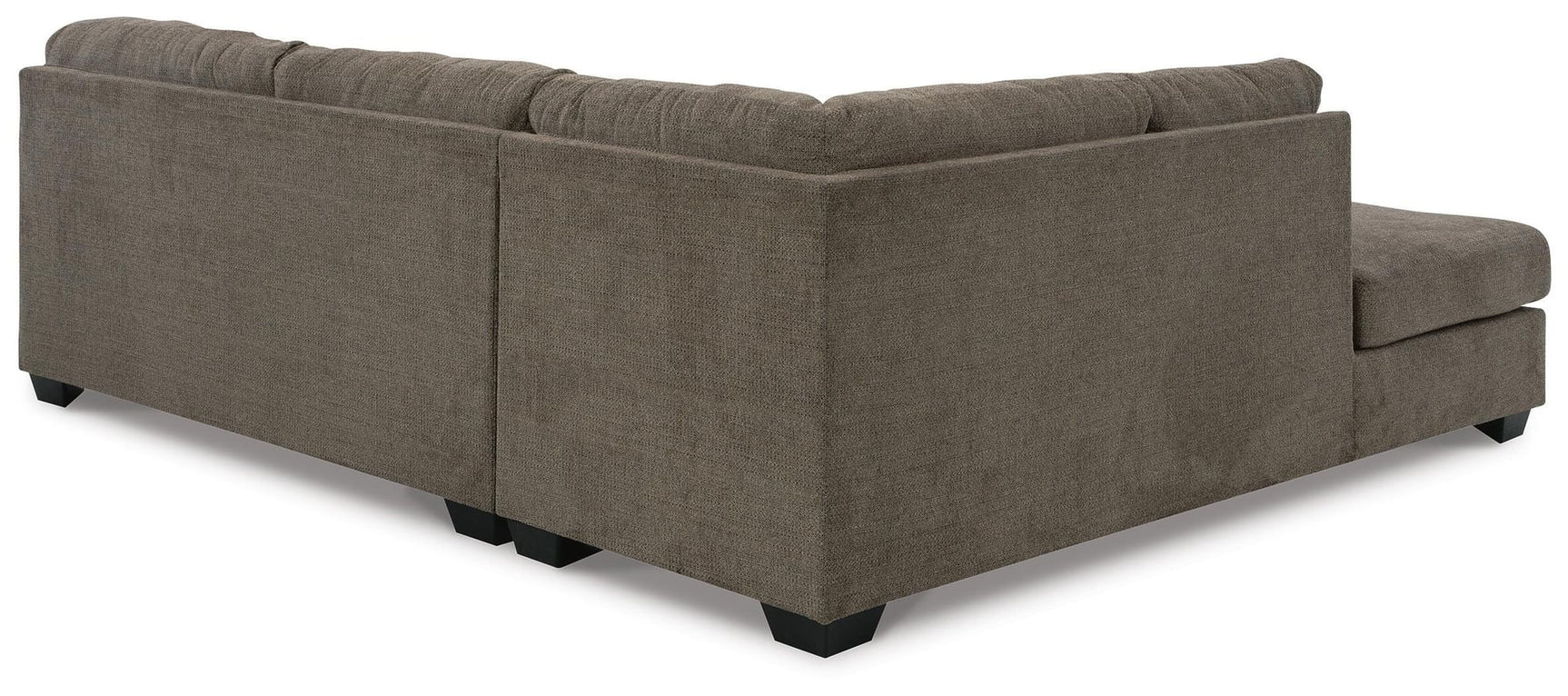 Mahoney Chocolate 2-Piece Sectional with Ottoman - image 4