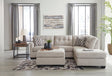 Mahoney Pebble 2-Piece Sectional with Ottoman - image 1