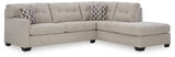 Mahoney Pebble 2-Piece Sectional with Ottoman - image 3