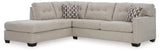 Mahoney Pebble 2-Piece Sectional with Ottoman - image 3