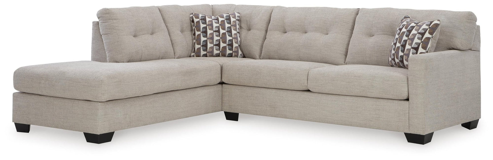 Mahoney Pebble 2-Piece Sectional with Ottoman - image 3