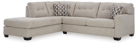 Mahoney Pebble 2-Piece Sectional with Ottoman - image 3