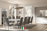 Mara Dining Collection vitríne side view showing storage