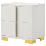 Marceline nightstand drawer open showing interior