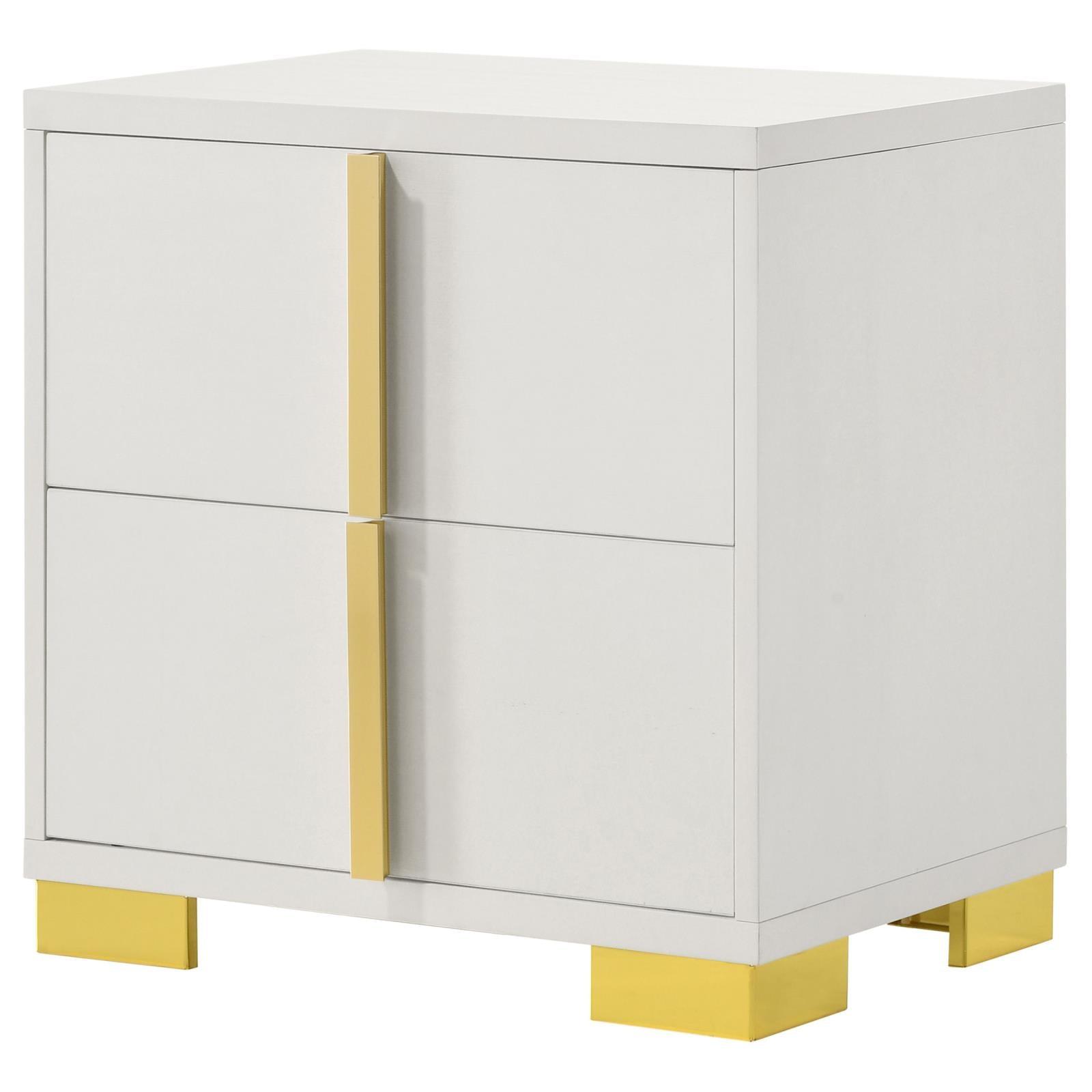 Marceline nightstand drawer open showing interior
