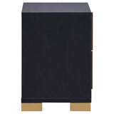 Marceline Full Bedroom Set with LED Headboard in Black
