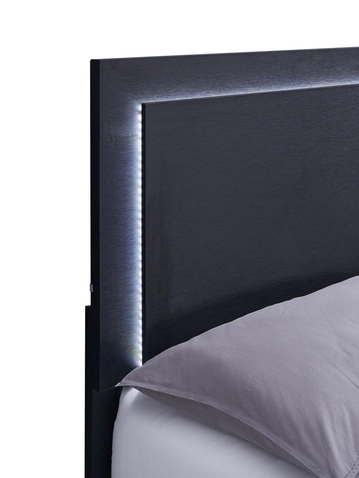 Close-up of dresser drawer handles in gold finish