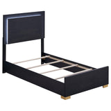 Dresser with framed mirror included in Marceline set