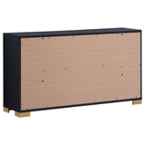 Detail of dresser corner and finish